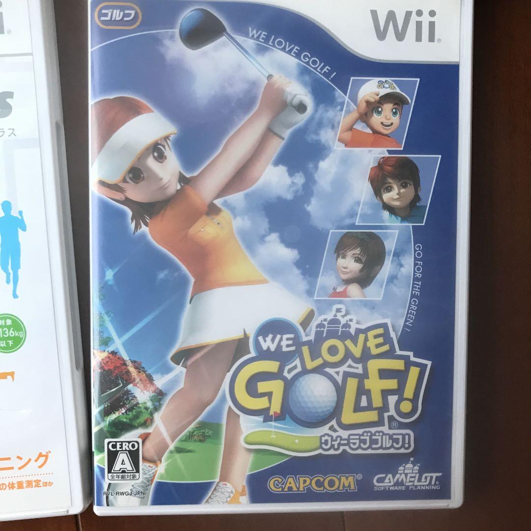 Nintendo Wii 本体、fit、リモコン、ソフト3本