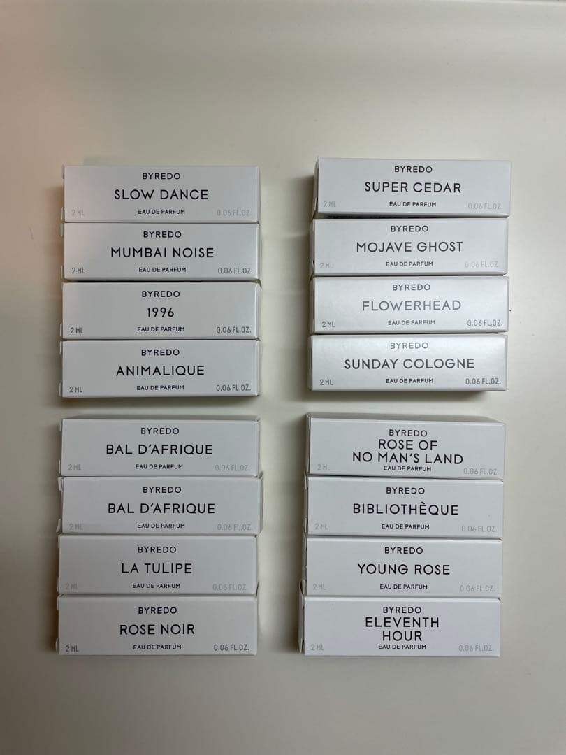 【BYREDO】オードパルファン×15種16本(2mL)