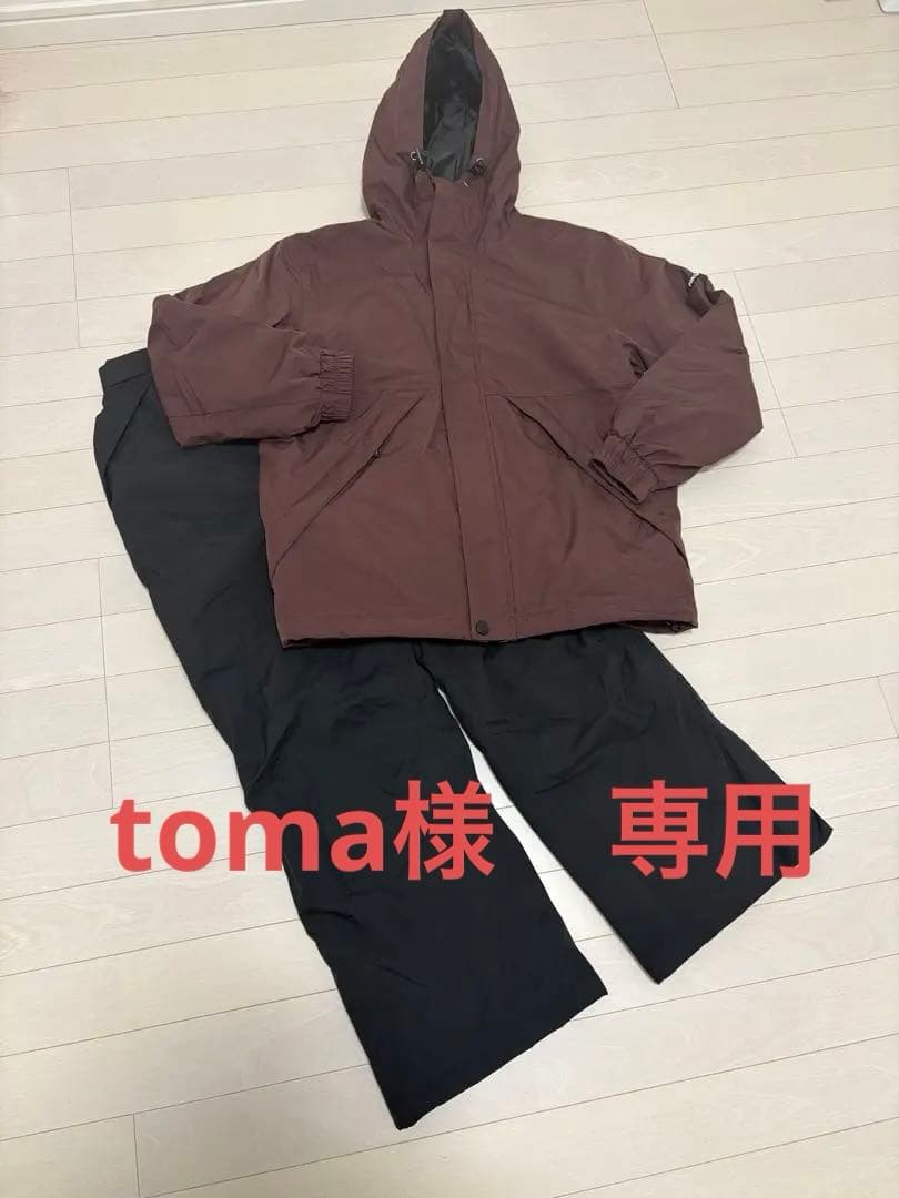 3時間着美品　スノーボードウェアS. XS 150 tranceのゴーグルセット