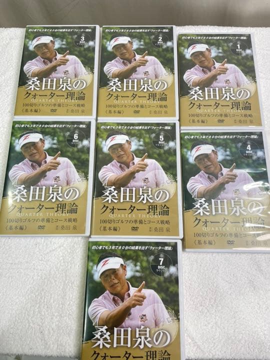 DVD 桑田泉　ゴルフ　クォーター理論　ゴルフ教材　基本編