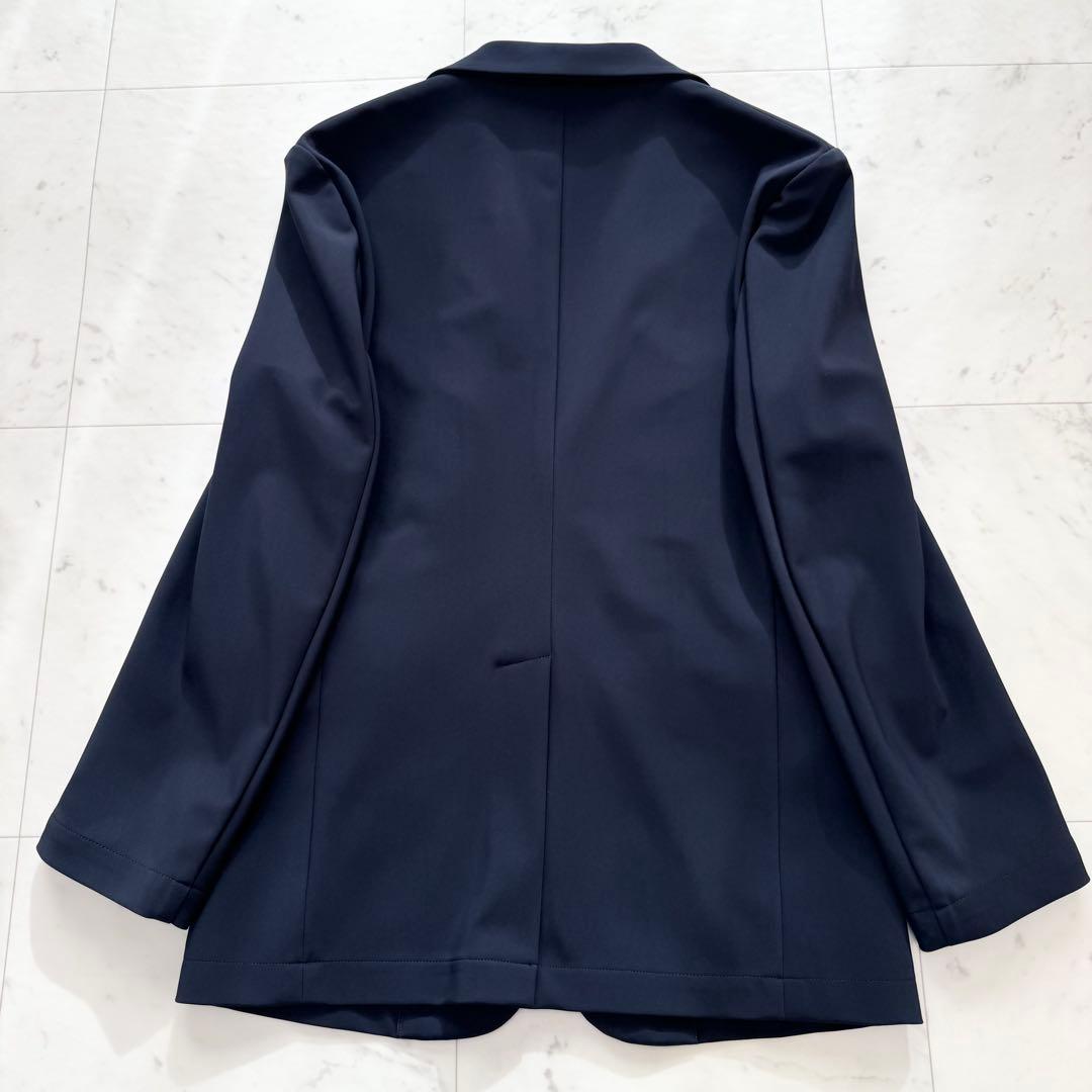 【美品】Theory セオリー トラベルスーツ ジャージー ビジネス ネイビー