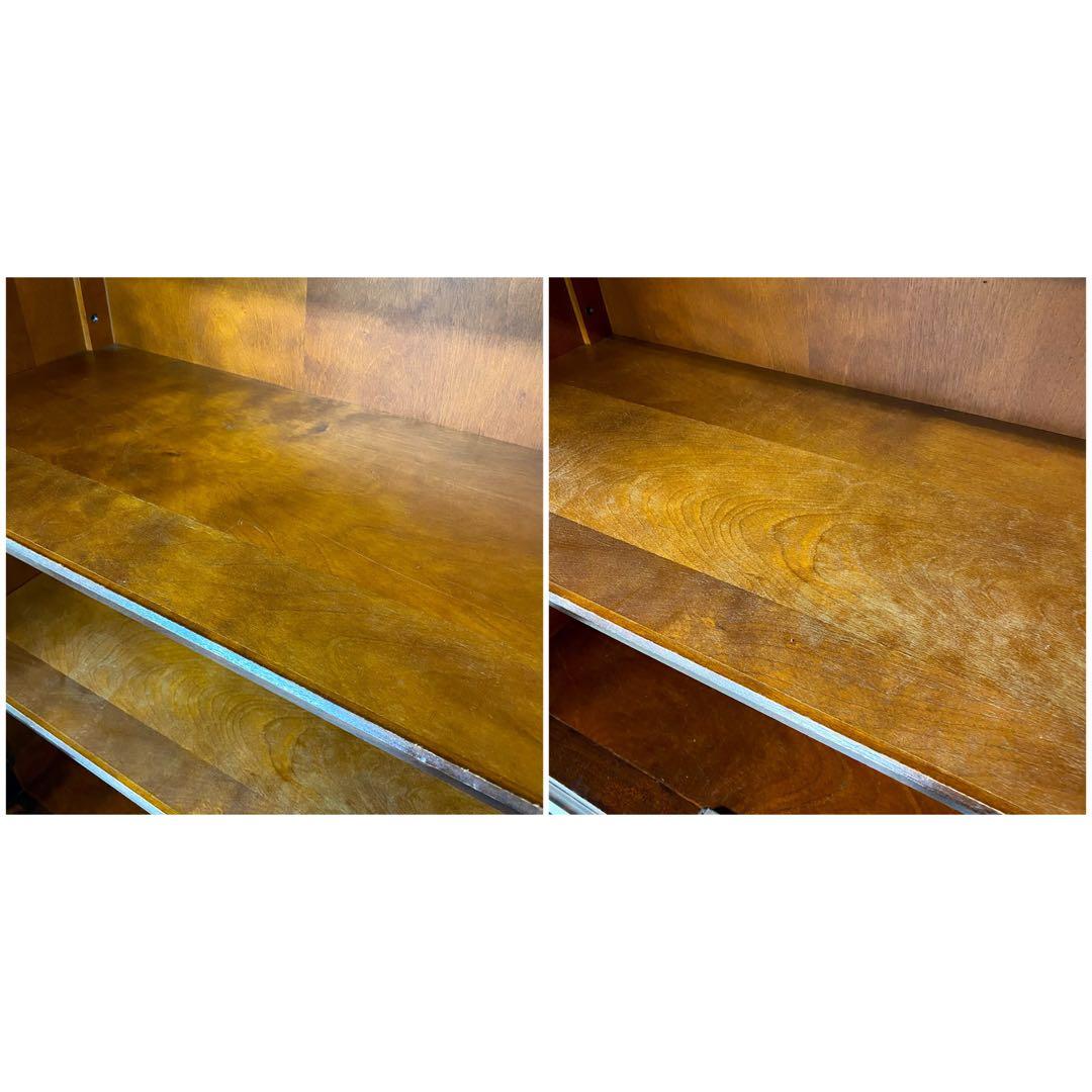 北海道民芸家具 北民 食器棚 飾り棚 民芸 キッチンボード 4