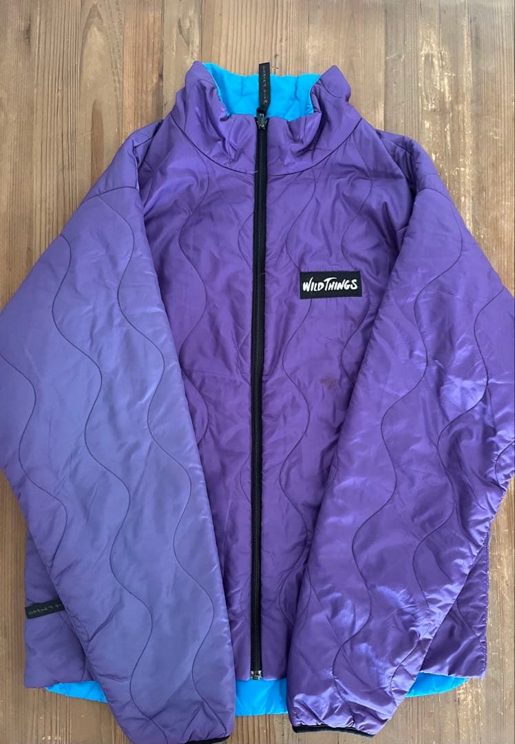 ビ*ン様 ビンテージ USA製 ワイルドシングス リバーシブル 中綿 ナイロンジ