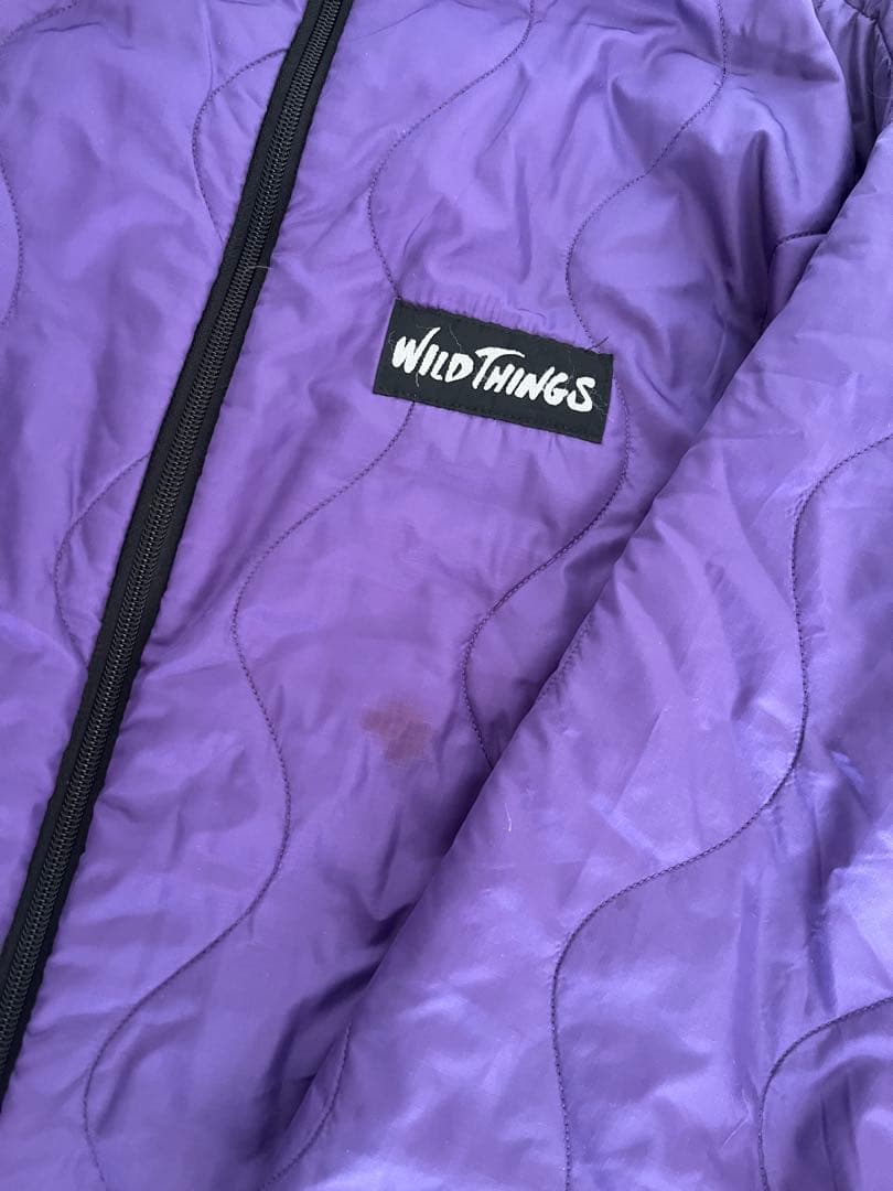ビ*ン様 ビンテージ USA製 ワイルドシングス リバーシブル 中綿 ナイロンジ
