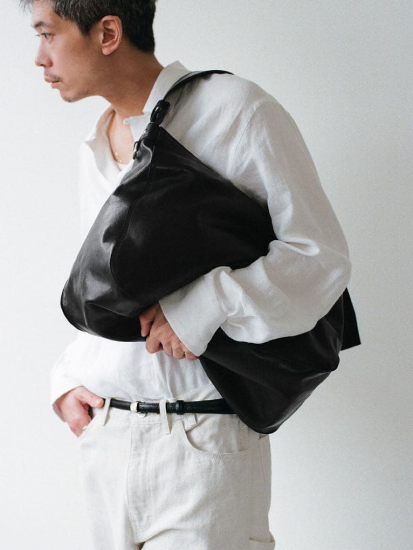 バッグ Llife POLISHED COW LEATHER NEWSPAPER BAG