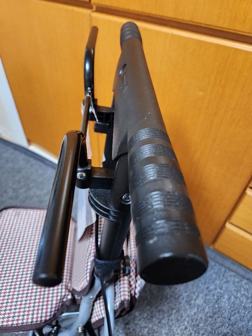 新品!TakaoF 折りたたみ式シルバーカー チェック柄