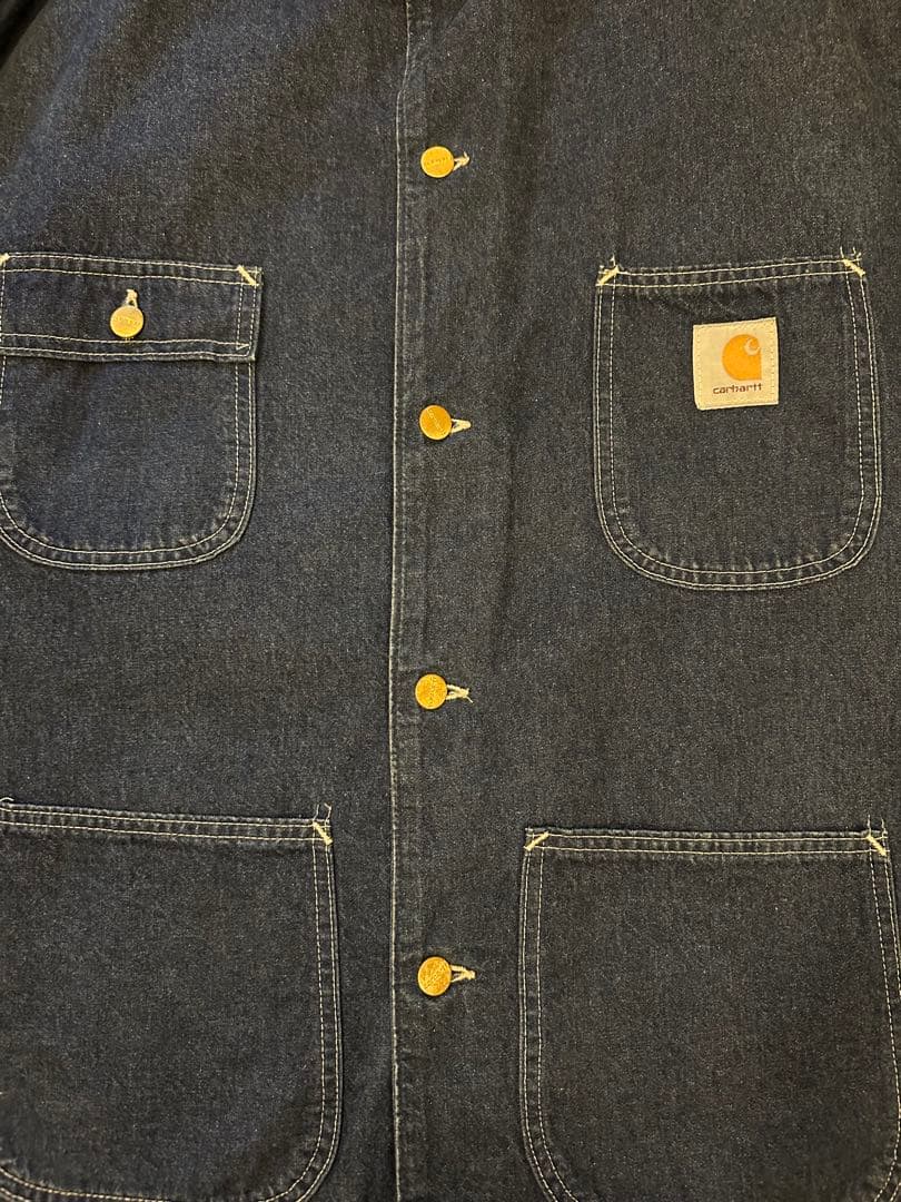 Carhartt デニムカバーオールライニング USA製80s 8LC 44