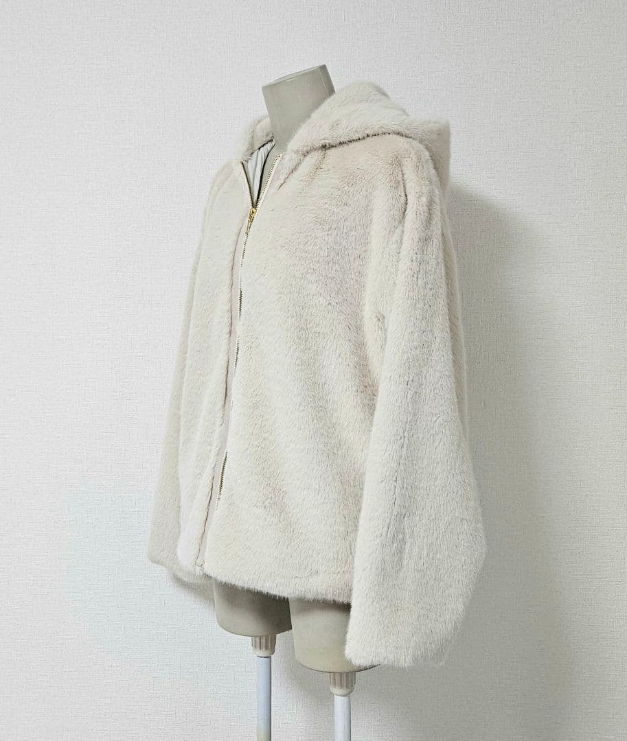 ・スローブイエナ　フーディECOファー【手洗い可能】