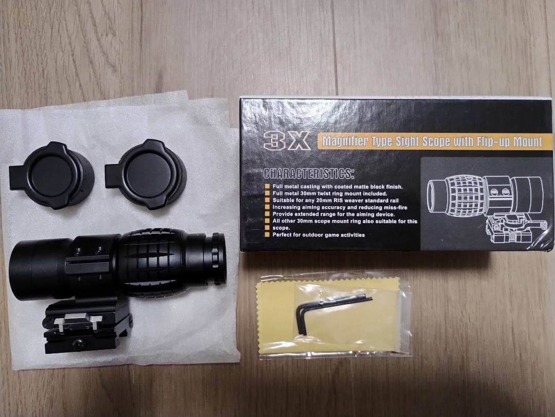 ドットサイト(558EO EXPS3タイプ)、マグニファイア(3X)　セット