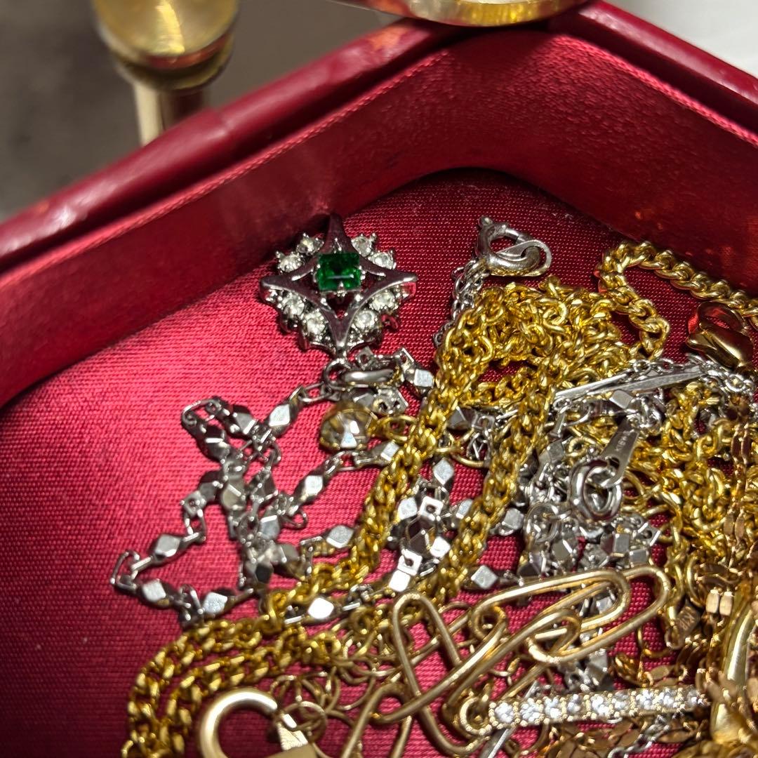 s*a様 遺品整理 アクセサリー ネックレス リング イミテーション ジャンク