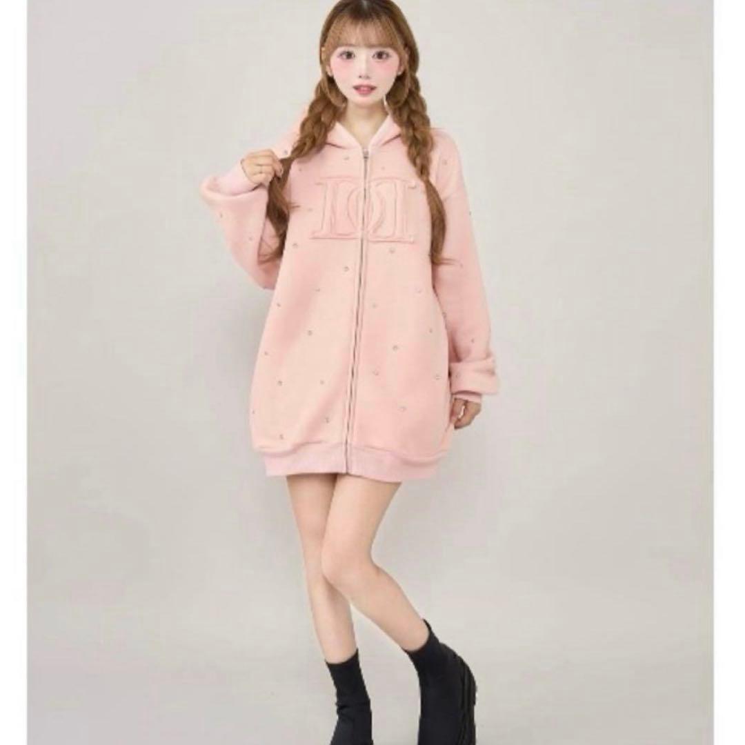 darich ダーリッチ DDロゴビジュージップパーカー PNK ピンク