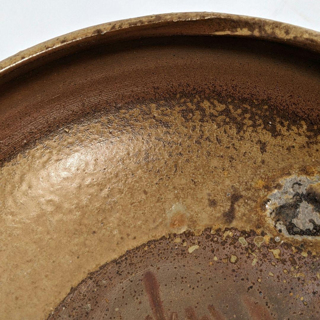 岡山県重要無形文化財 吉本正 備前焼 鉢 合箱合布 食器 皿 工芸品 菓子器