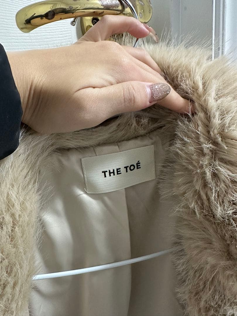 即発送/美品THETOE SOMERSET FUR COAT S