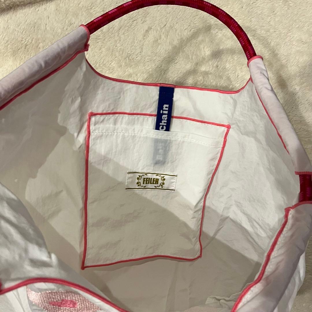 FEILER ボール&チェーン 刺繍 エコバッグ お花 ハイジ フェイラー