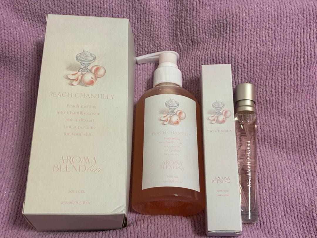 AROMA BLEND Bar PEACH CHANTILLY香水＆ボディジェル