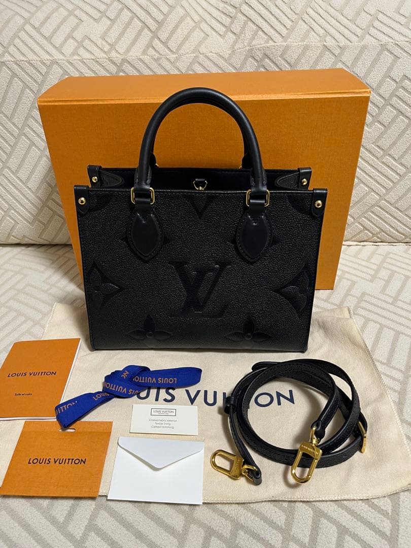 新品同様　美品　ルイヴィトン　モノグラム アンプラント　 オンザゴー　PM