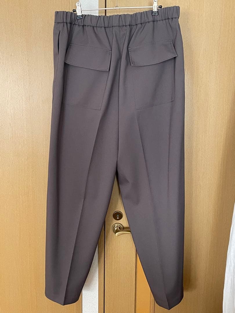 JIL SANDER ポリエステル テーパード スラックス グレー 54