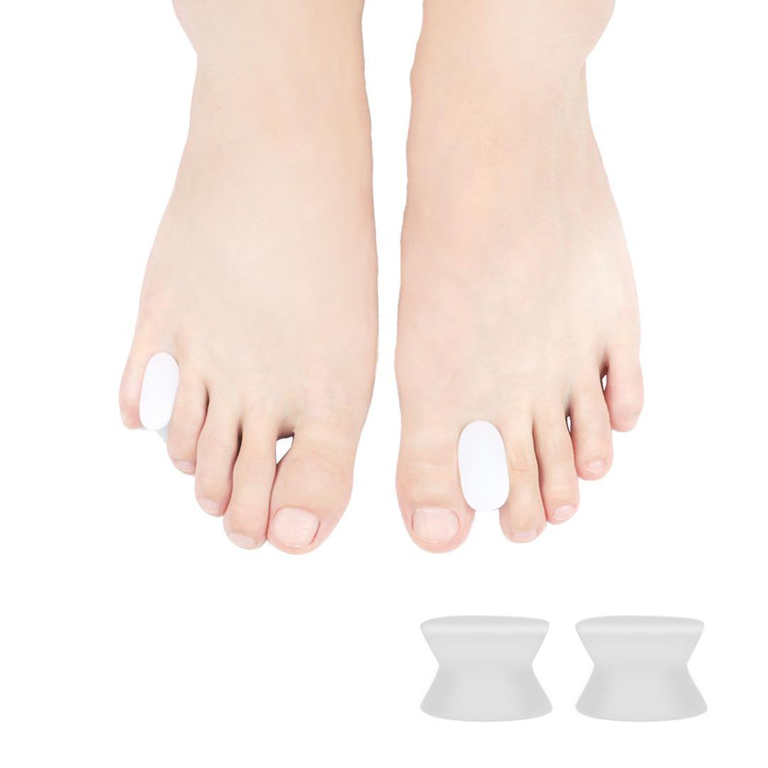 足指サポーター 指に挟むだけ 広げる 男女兼用 水洗い可能 簡単着脱 Lサイズ