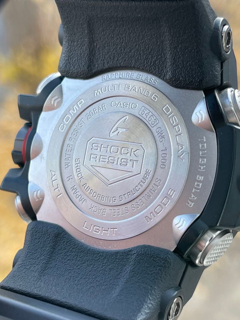 CASIO G-SHOCK GWG-1000 デジタル・アナログ腕時計