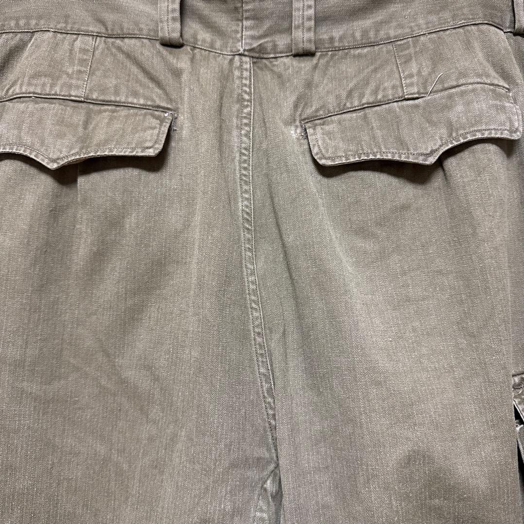 【SALE】【希少】50s フランス軍 M47 パンツ 移行期型