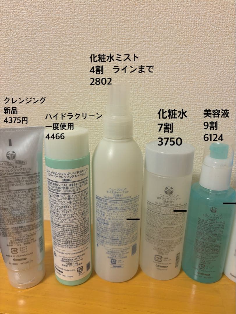 ニュースキン　残り6点