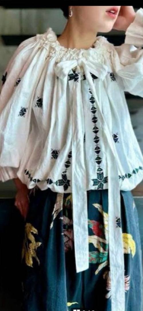 dahl’ia × 6(ROKU)GATHER BLOUSE/ブラウス新品未使用