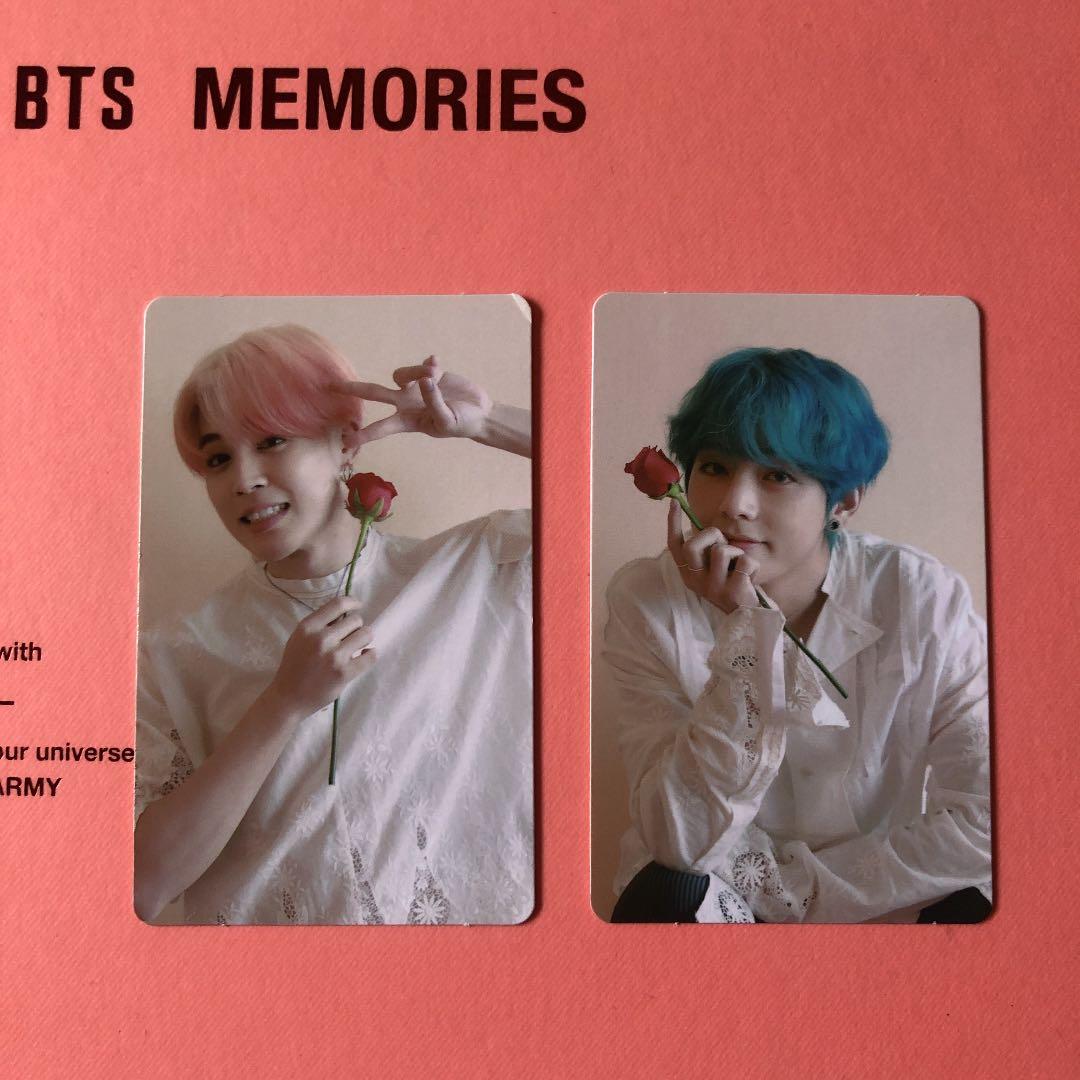 BTS トレカ　ジミン　テヒョン　V JIMIN MEMORIES 2019
