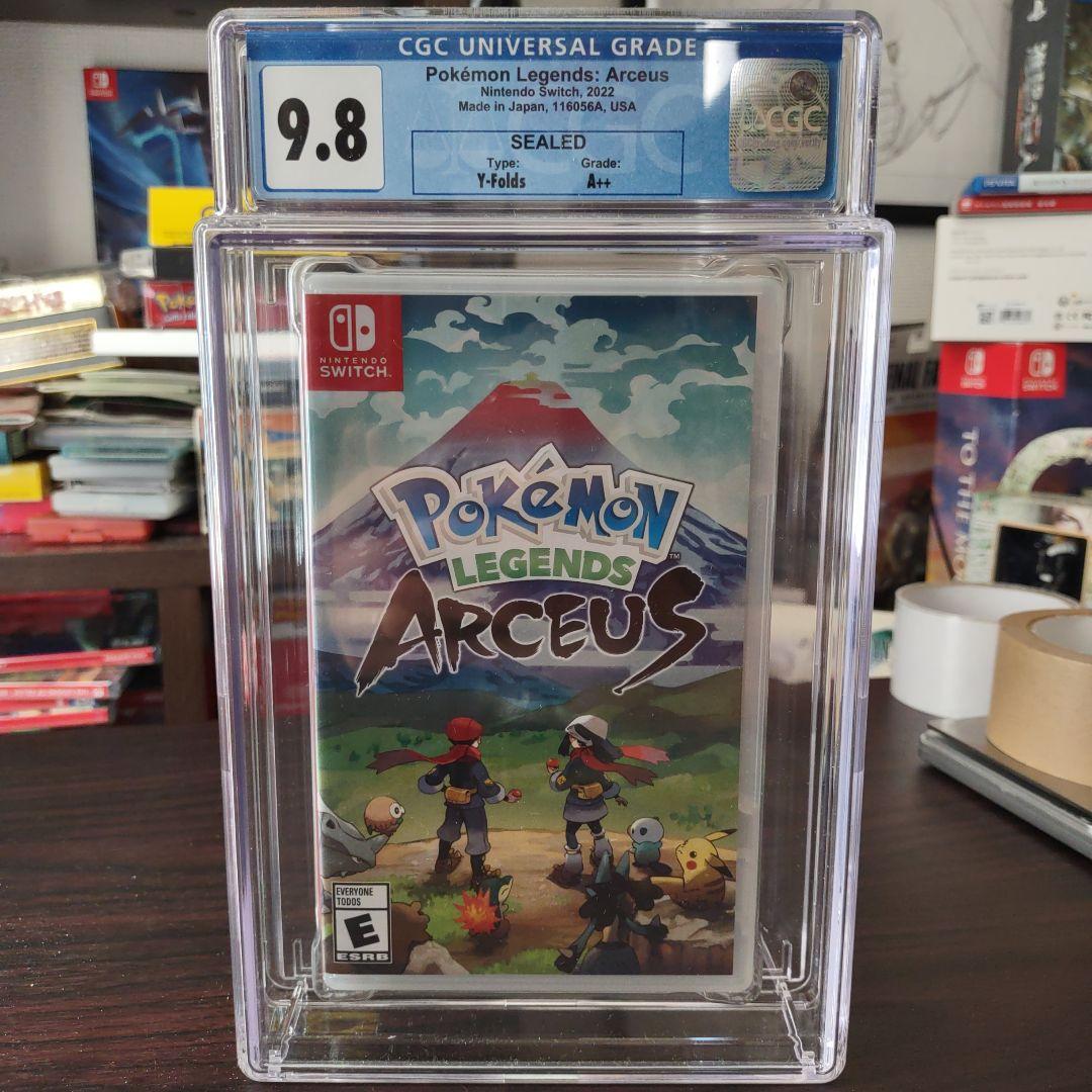新品　ポケモン アルセウス SWITCH GRADED CGC 9.8