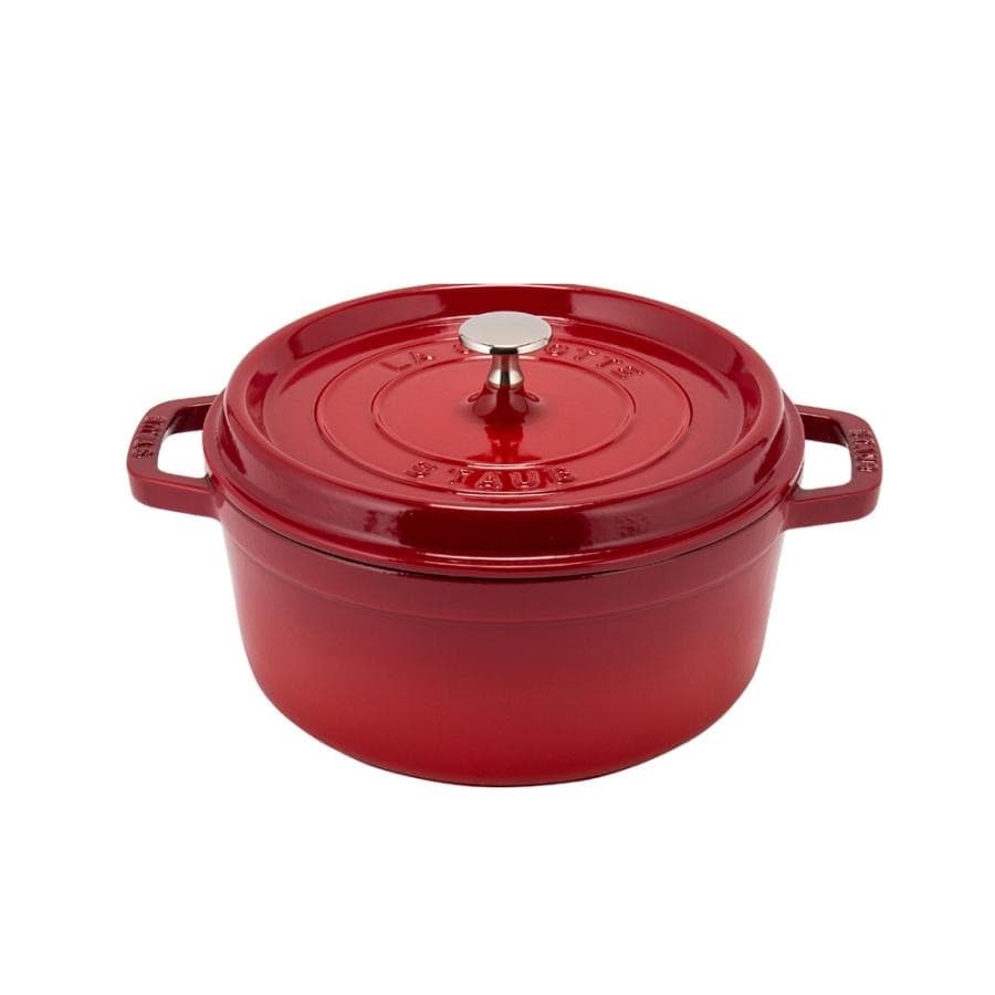 ストウブ【Staub】ピコ・ココット ラウンド 24cmチェリー/レッド