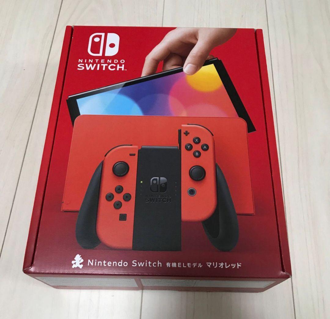 【新品】Nintendo Switch有機ELモデル マリオレッド&ゼルダの伝説