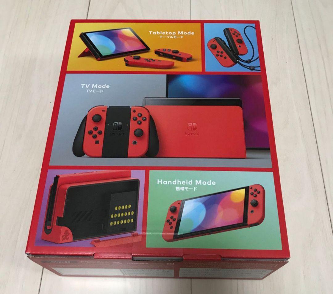 【新品】Nintendo Switch有機ELモデル マリオレッド&ゼルダの伝説