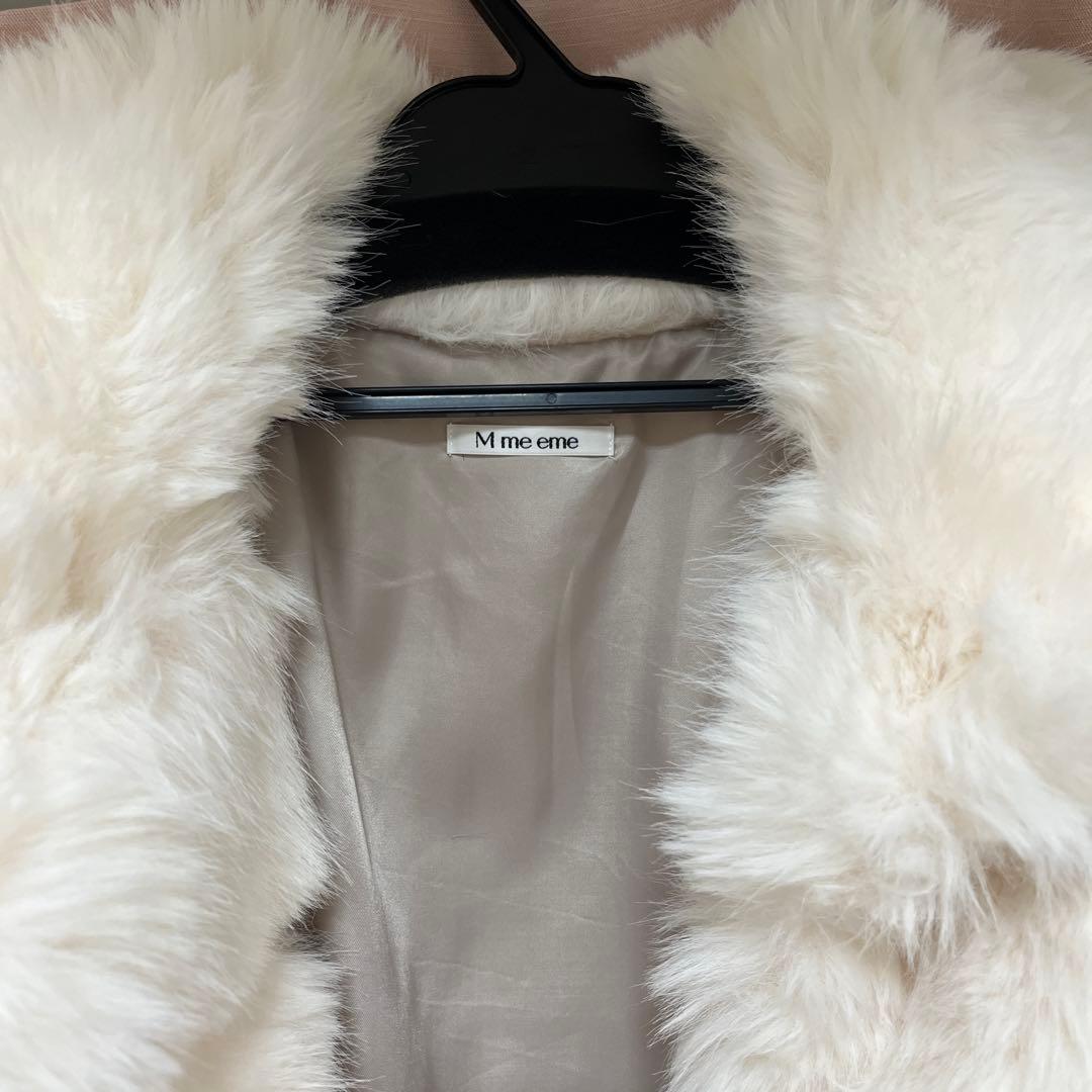 ジャケット・アウター M me eme 2way luxe faux fur coat