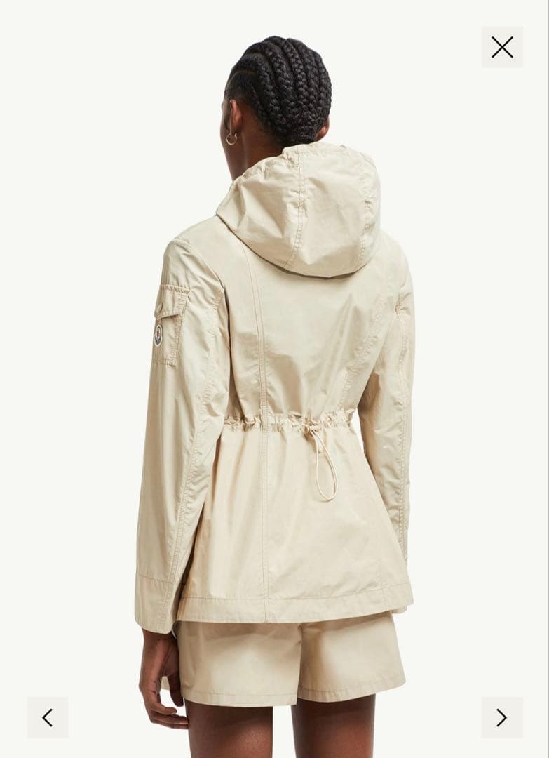 【試着のみ】モンクレールジャケットLEANDRO レアンドロ ベージュ　サイズ1