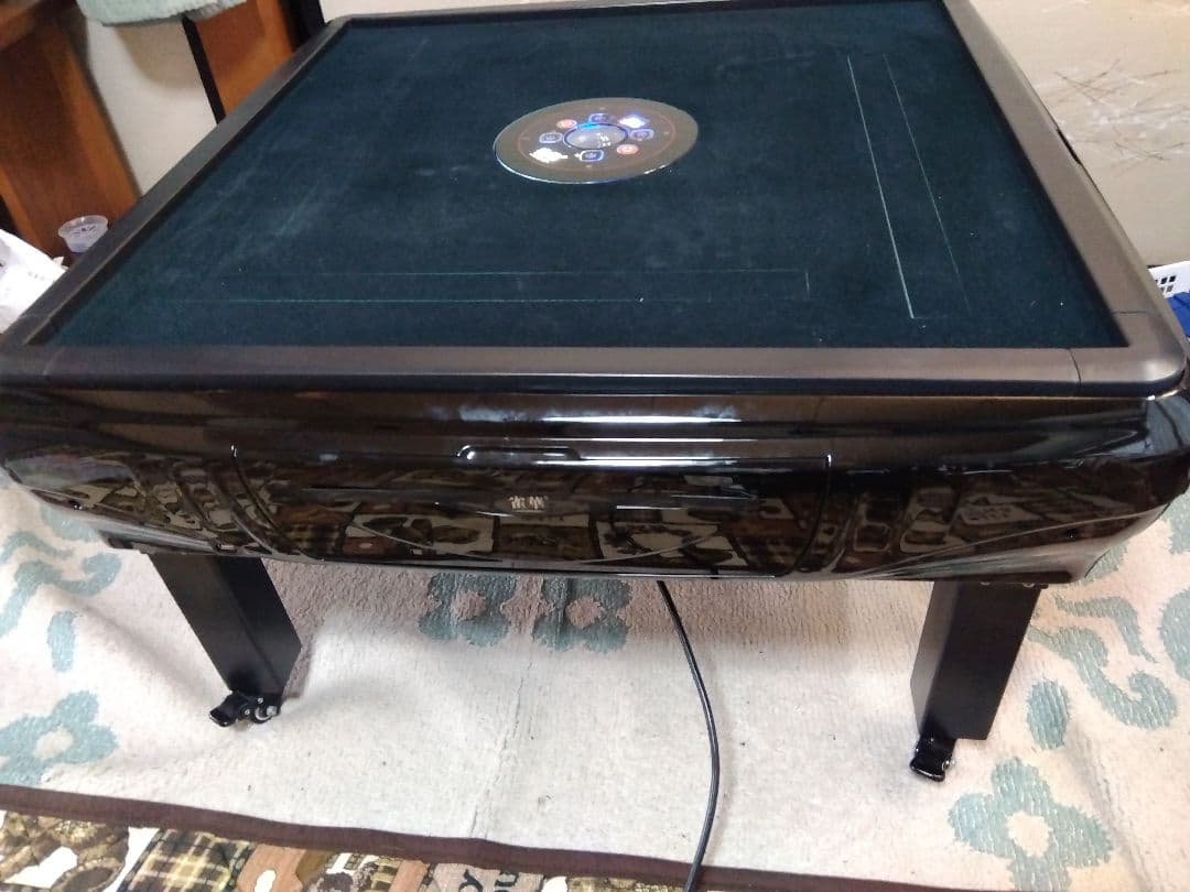 全自動麻雀卓28ミリ牌 座卓脚とテーブル