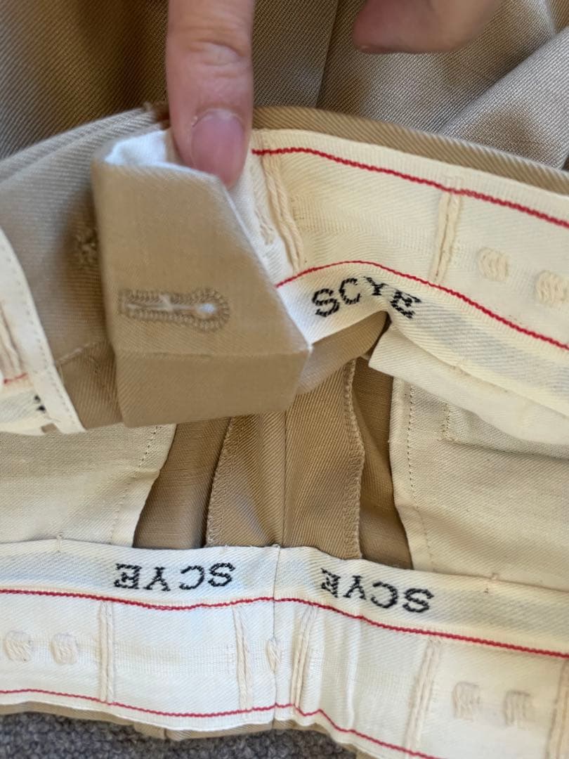 SCYE BASICS チノパン サイズ36 ベージュ