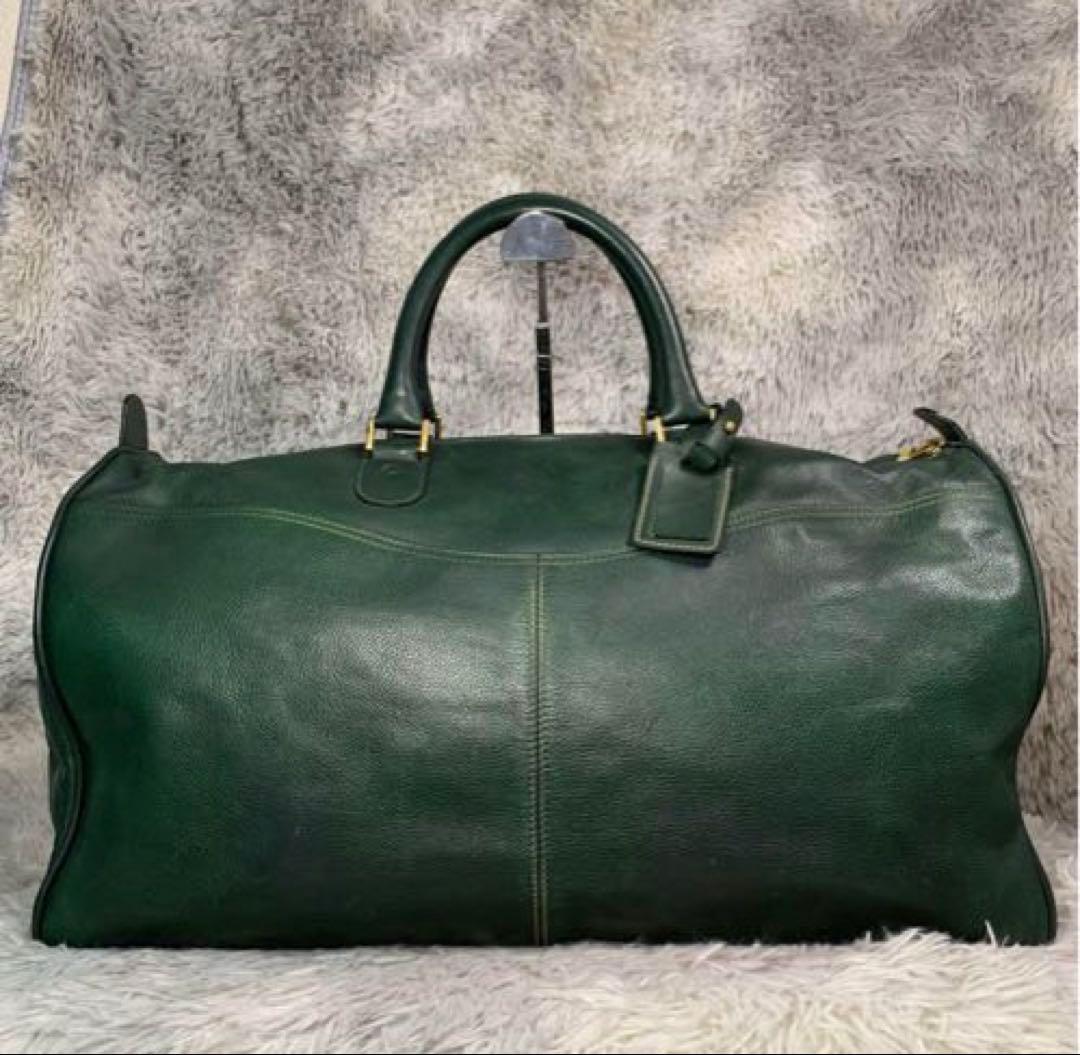 美品 dunhill ダンヒル ボストンバッグ 大容量 レザー 出張 旅行