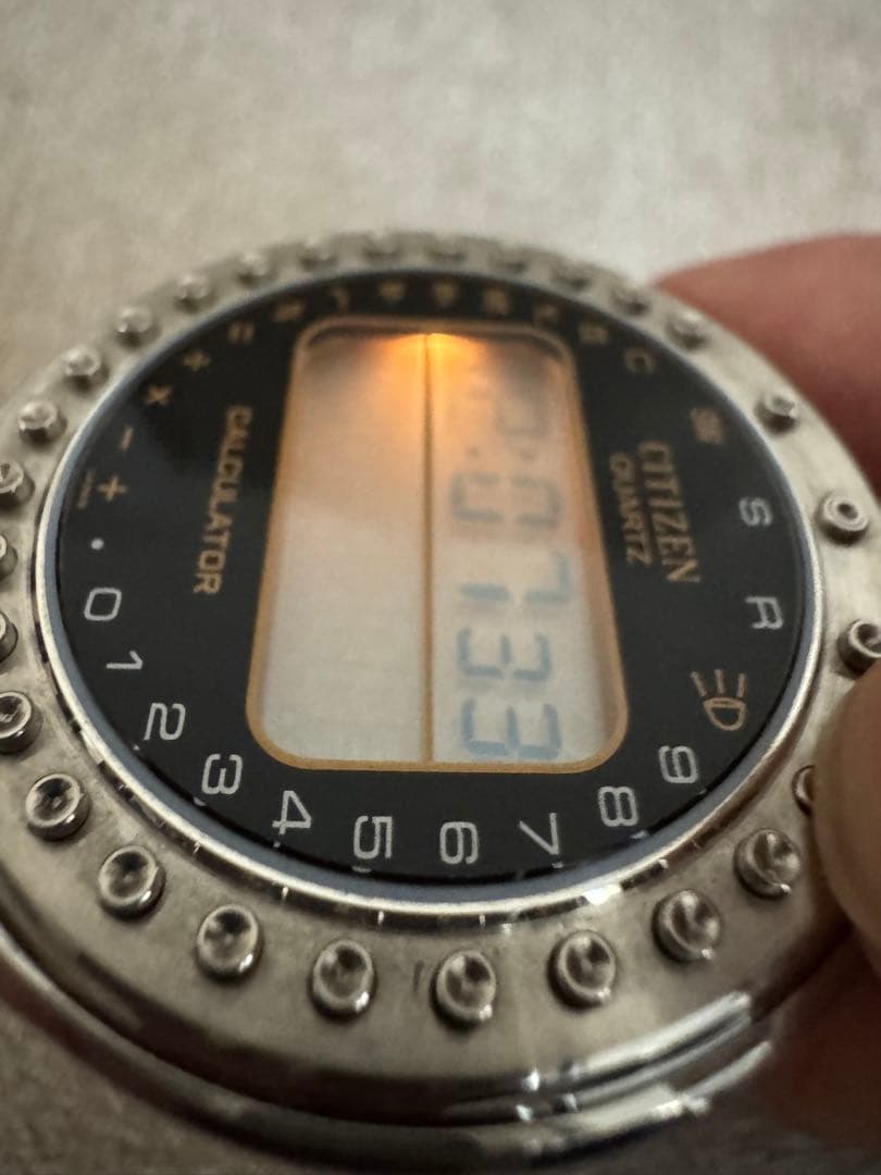 70sデッドストック未使用CITIZEN CALCULATOR デジタル腕時計