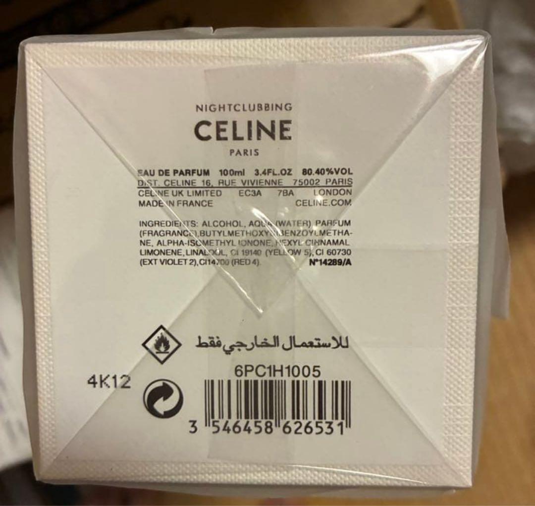 セリーヌ　香水　ナイトクラビング　 NIGHTCLUBBING 100 ml