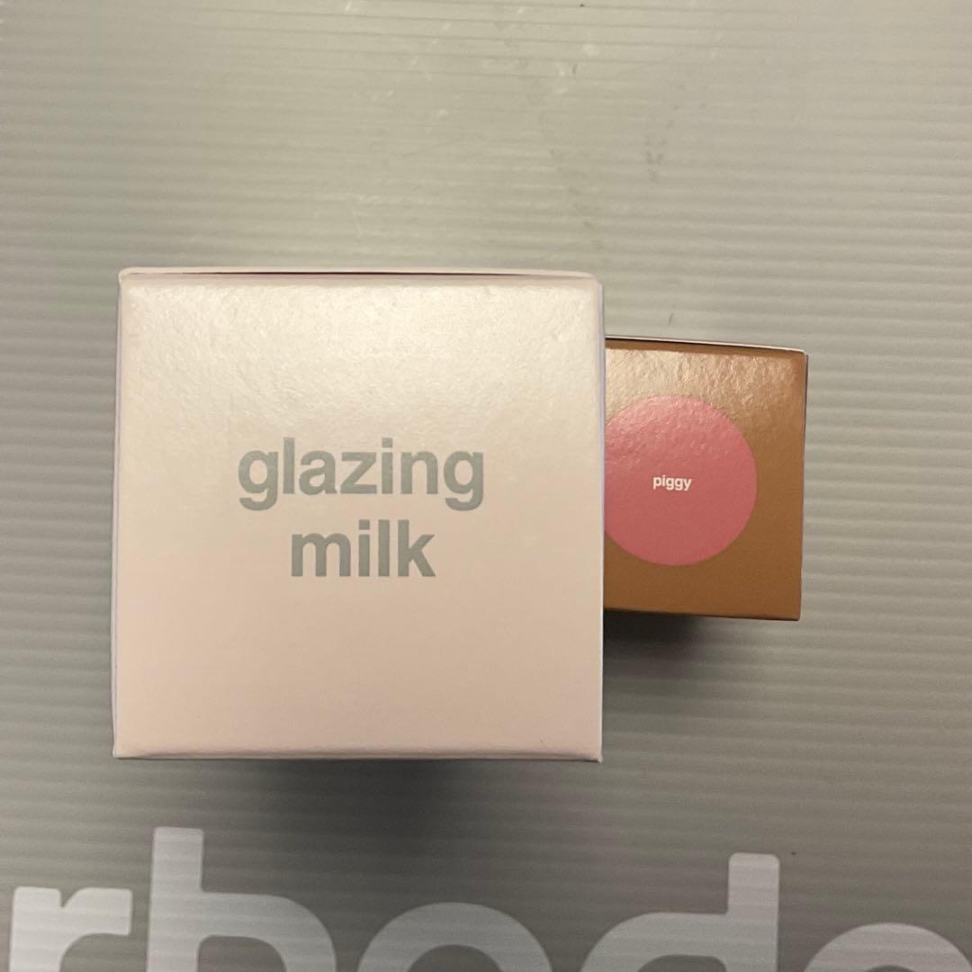 RHODE グレイジングミルク / PIGGY ポケット ブラッシュ セット