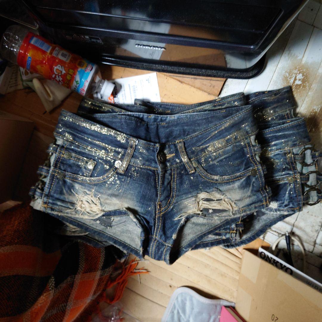 LL.AM ラメ加工ダメージショートパンツ　25インチ　5点セット