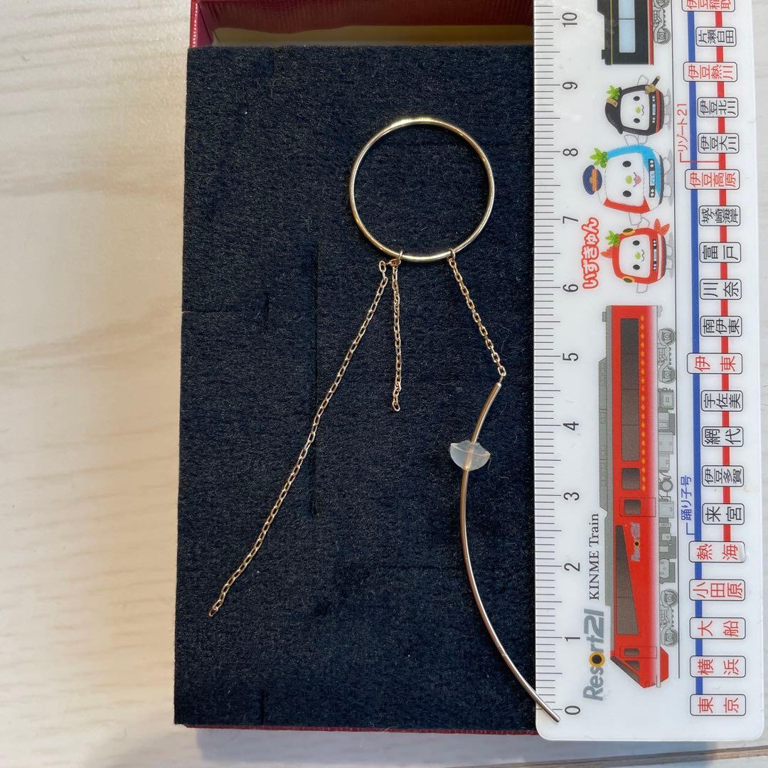 アクセサリー Hirotaka circle chain earring