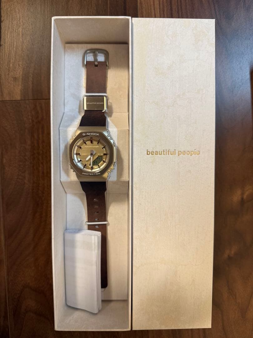 G-SHOCK beautiful people ブラウンラバーベルト