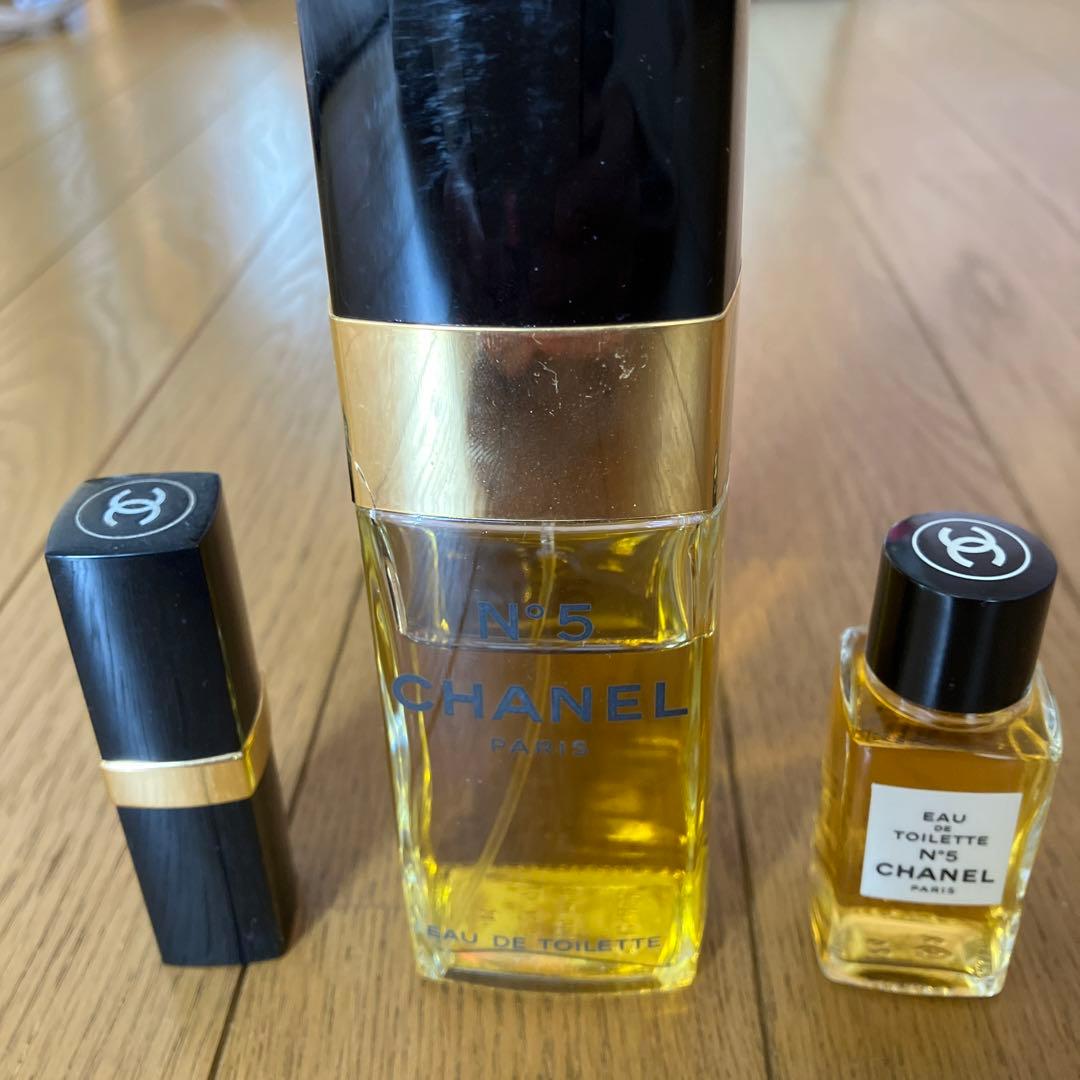 CHANEL Eau de Toilette N°5 & リップ　3点セット