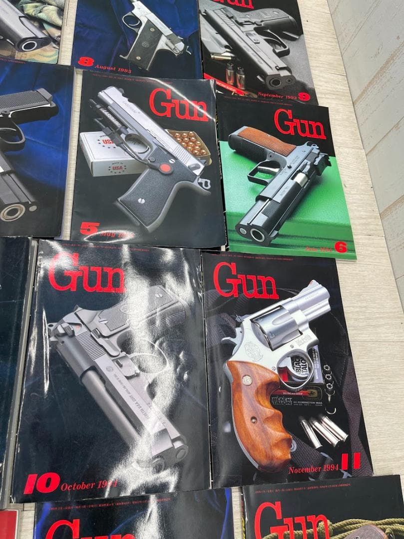 月刊GUN 1993-1995年 臨時増刊 GUNs DIGEST 33冊