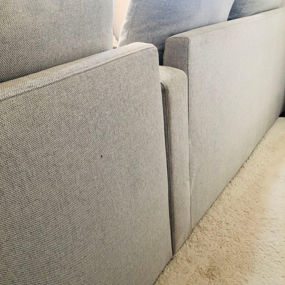 しん　直接可 ニトリ カウチソファベッド　ノアーク2 グレー