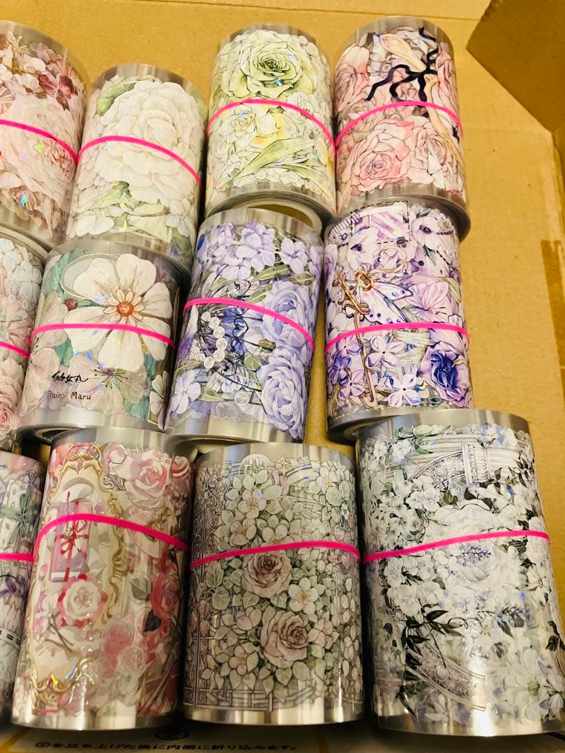 ①海外マステ　キラキラ系　まとめ売り　合計59.5m