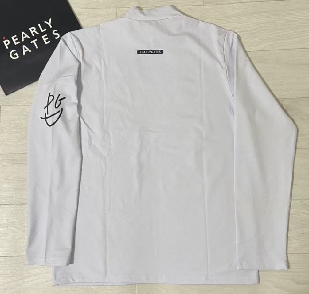 新品 新商品 日本正規品 パーリーゲイツ 吸水速乾 遮熱 裏起毛 白 7 XXL