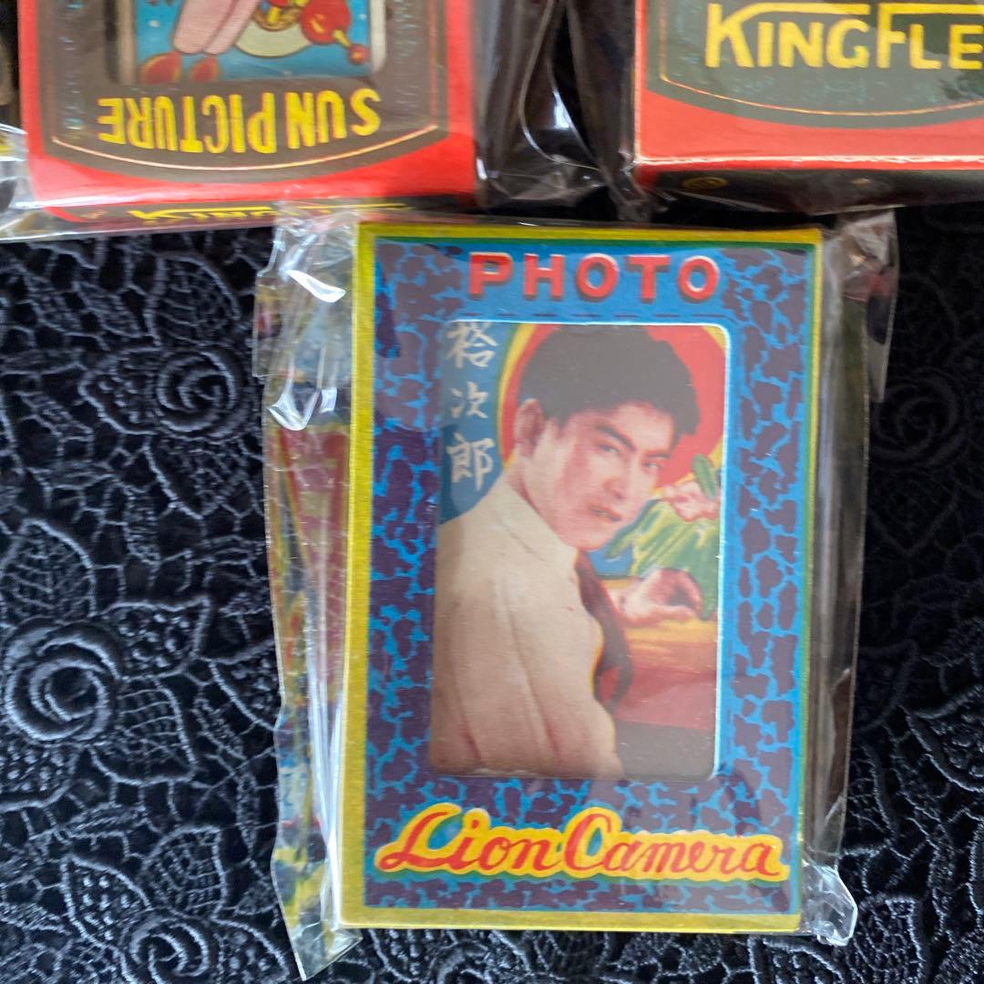 なつかしの駄玩具 日光カメラ 種紙付き　忍者影丸狼少年ケンなど多種類！9個当時物