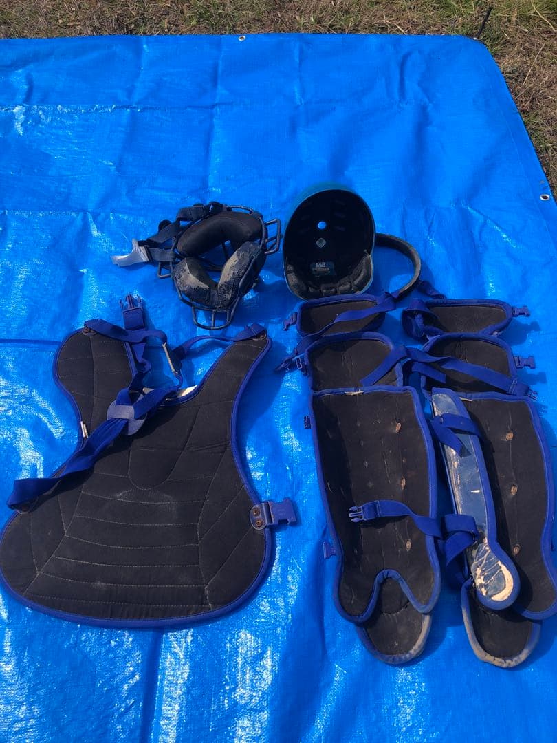 キャッチャー　防具　軟式用　セット(大人用)