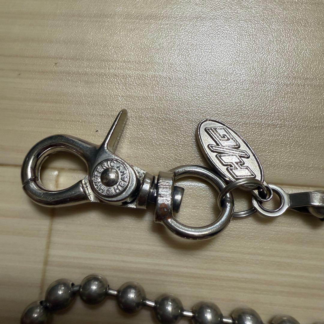 ヒステリックグラマー ウォレットチェーン2本 ジャンク品 希少60cm級